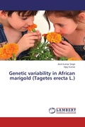 Cover: Genetic variability in African marigold (Tagetes erecta L.) - LAP Lambert Academic Publishing