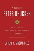 Cover: A Year with Peter Drucker - Harper Business