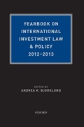 Abbildung von: Yearbook on International Investment Law & Policy 2012-2013 - Oxford University Press Inc