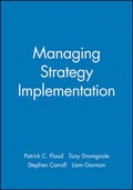 Cover: Managing Strategy Implementation - Wiley