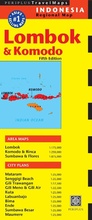 Cover: Lombok & Komodo Travel Map Fifth Edition - Periplus Editions