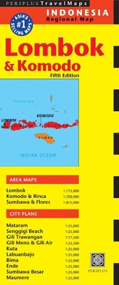 Abbildung von: Lombok & Komodo Travel Map Fifth Edition - Periplus Editions