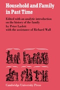 Cover: Household and Family in Past Times - Cambridge University Press