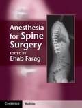 Cover: Anesthesia for Spine Surgery - Cambridge University Press