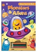 Cover: Activity Stencil Books - Monsters & Aliens - North Parade Publishing
