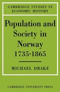Cover: Population and Society in Norway 1735-1865 - Cambridge University Press