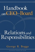 Cover: Handbook on CEO-Board Relations and Responsibilities - Community College Press, American Association of Community Colleges