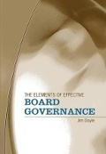Cover: The Elements of Effective Board Governance - Community College Press, American Association of Community Colleges