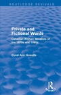 Cover: Private and Fictional Words (Routledge Revivals) - Routledge