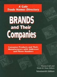 Enlarge image Cover: Brands and Their Companies 2 Volume Set - Gale Cengage