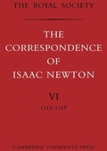Cover: The Correspondence of Isaac Newton - Cambridge University Press