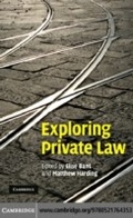 Cover: Exploring Private Law - Cambridge University Press