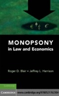 Bild: Monopsony in Law and Economics - Cambridge University Press