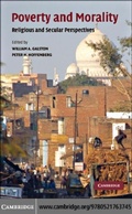 Cover: Poverty and Morality - Cambridge University Press