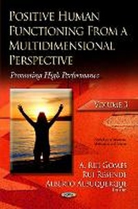 Enlarge image Cover: Positive Human Functioning from a Multidimensional Perspective - Nova Science Publishers Inc
