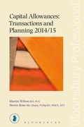 Cover: Capital Allowances: Transactions and Planning 2014/15 2014/15 - Bloomsbury Professional