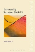 Cover: Partnership Taxation 2014/15 - Bloomsbury Professional