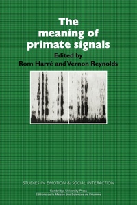 Enlarge image Cover: The Meaning of Primate Signals - Cambridge University Press