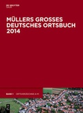 Cover: M&uuml;llers Gro&szlig;es Deutsches Ortsbuch 2014 - De Gruyter Saur