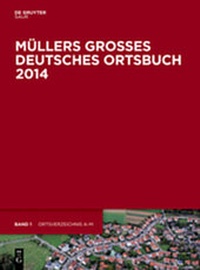 Bild: Müllers Großes Deutsches Ortsbuch 2014 - De Gruyter Saur
