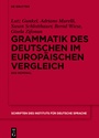 Bild: Grammatik des Deutschen im europäischen Vergleich - De Gruyter