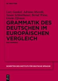 Bild vergrößern Bild: Grammatik des Deutschen im europäischen Vergleich - De Gruyter