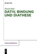 Cover: Dativ, Bindung und Diathese - De Gruyter