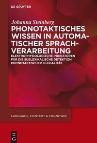 Abbildung von: Phonotaktisches Wissen - De Gruyter