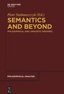 Cover: Semantics and Beyond - De Gruyter