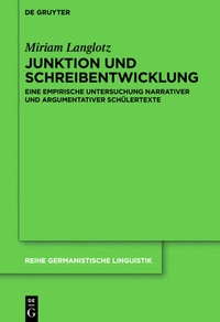 Abbildung von: Junktion und Schreibentwicklung - De Gruyter