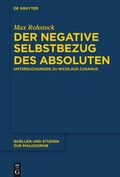 Cover: Der negative Selbstbezug des Absoluten - De Gruyter