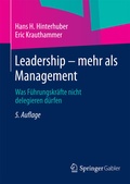 Cover: Leadership - mehr als Management - Springer Gabler