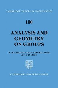 Abbildung von: Analysis and Geometry on Groups - Cambridge University Press