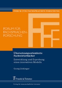 Abbildung von: Übersetzungsorientierte Fachwörterbücher - Frank & Timme