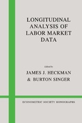 Cover: Longitudinal Analysis of Labor Market Data - Cambridge University Press