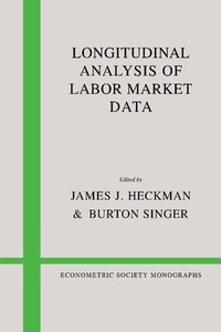Enlarge image Cover: Longitudinal Analysis of Labor Market Data - Cambridge University Press