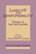 Cover: Liability and Responsibility - Cambridge University Press