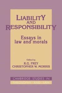 Enlarge image Cover: Liability and Responsibility - Cambridge University Press