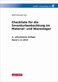 Cover: Checkliste 6 f&uuml;r die Inventurbeobachtung im Material- und Warenlager - IDW