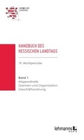 Abbildung von: Handbuch des Hessischen Landtags. 19. Wahlperiode - Lehmanns Media