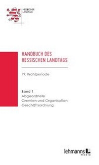 Abbildung von: Handbuch des Hessischen Landtags. 19. Wahlperiode - Lehmanns Media