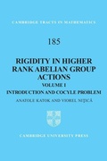 Cover: Rigidity in Higher Rank Abelian Group Actions: Volume 1, Introduction and Cocycle Problem - Cambridge University Press