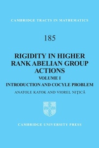 Abbildung von: Rigidity in Higher Rank Abelian Group Actions: Volume 1, Introduction and Cocycle Problem - Cambridge University Press