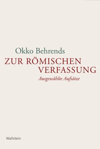 Enlarge image Cover: Zur römischen Verfassung - Wallstein
