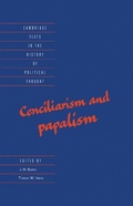 Cover: Conciliarism and Papalism - Cambridge University Press