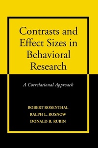 Enlarge image Cover: Contrasts and Effect Sizes in Behavioral Research - Cambridge University Press