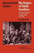 Cover: The Origins of Polish Socialism - Cambridge University Press
