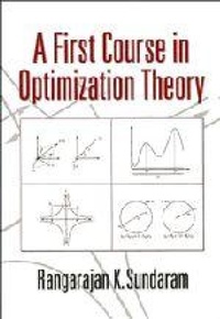 Enlarge image Cover: A First Course in Optimization Theory - Cambridge University Press