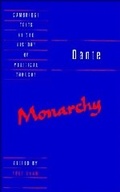 Cover: Dante: Monarchy - Cambridge University Press