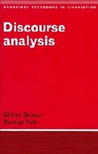 Enlarge image Cover: Discourse Analysis - Cambridge University Press